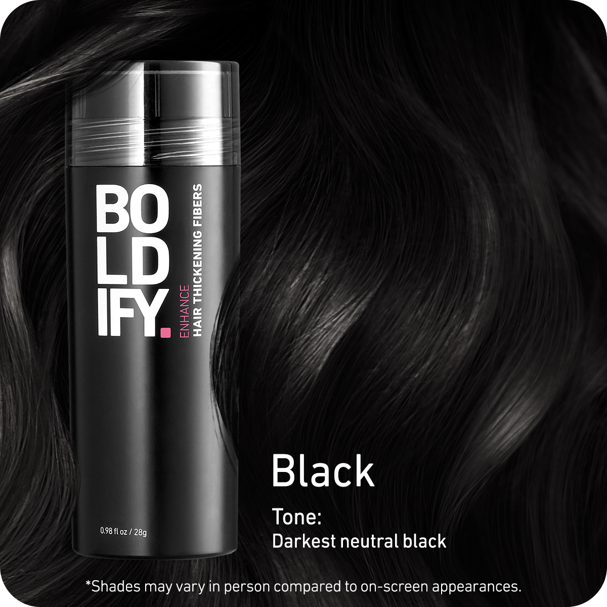 Hair Thickening Fibers Black