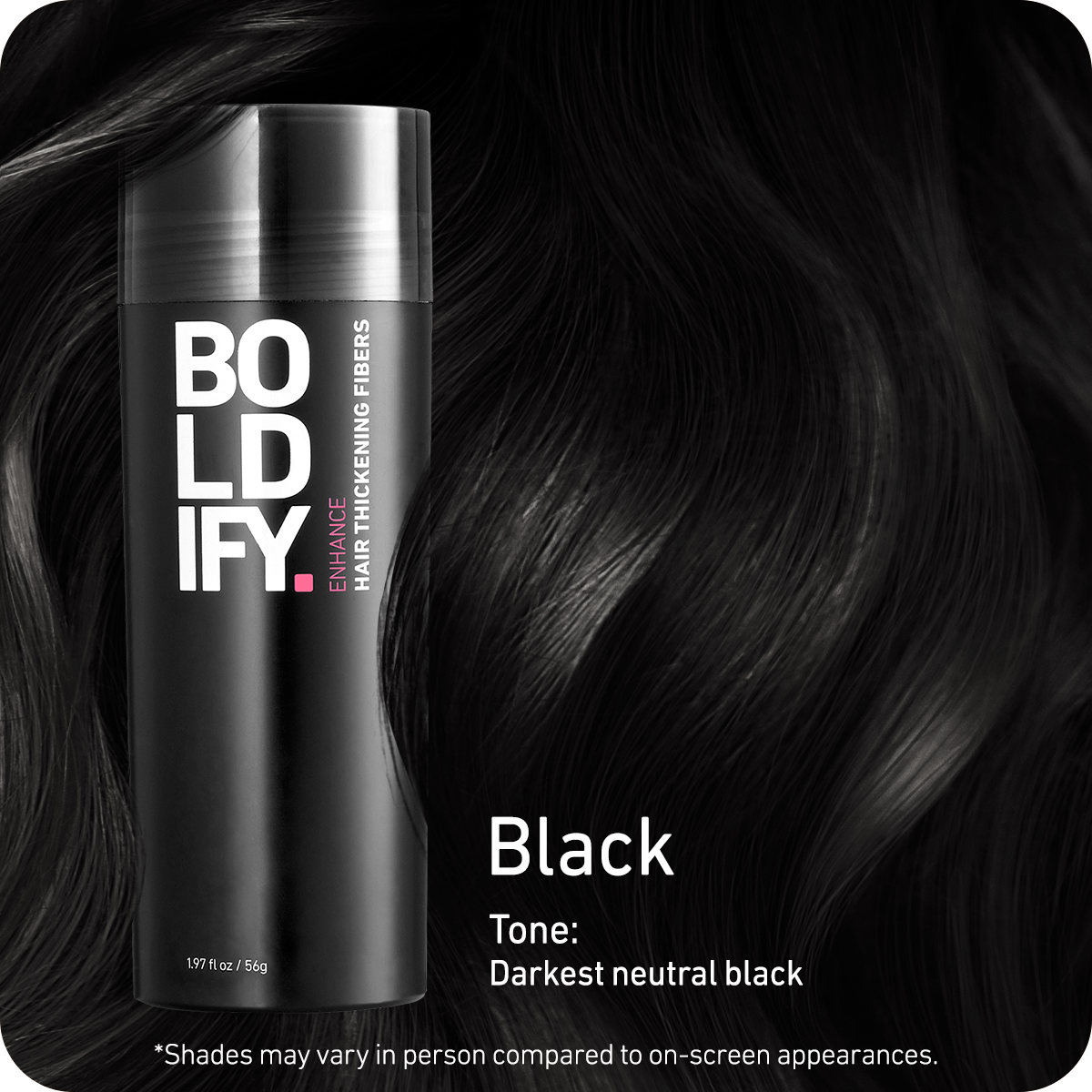Hair Thickening Fibers Black