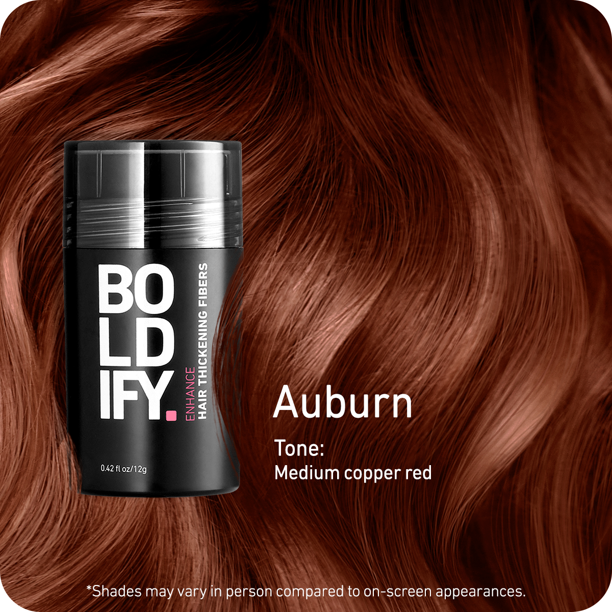 Hair Thickening Fibers Auburn