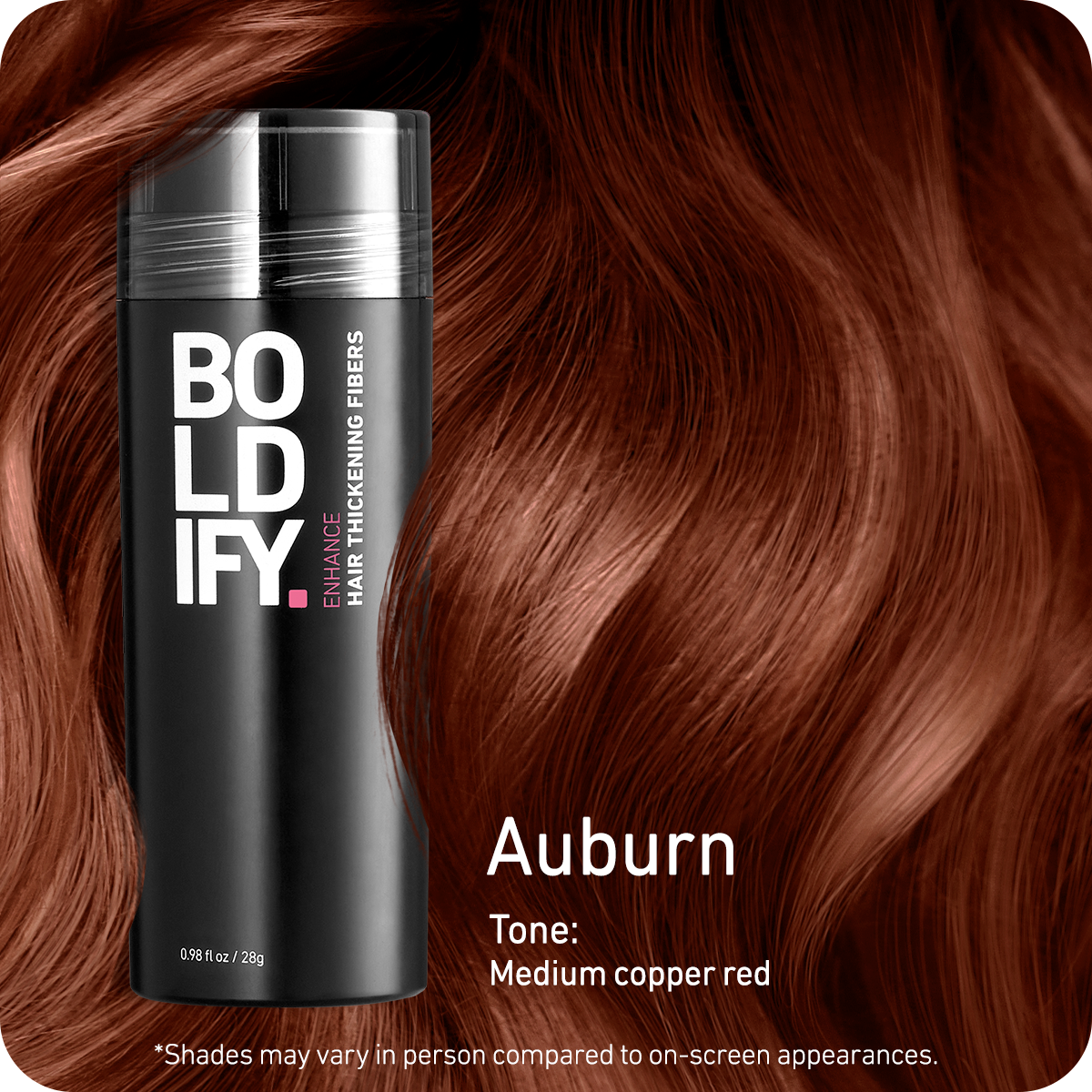 Hair Thickening Fibers Auburn