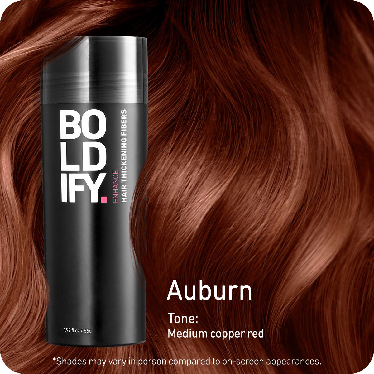 Hair Thickening Fibers Auburn