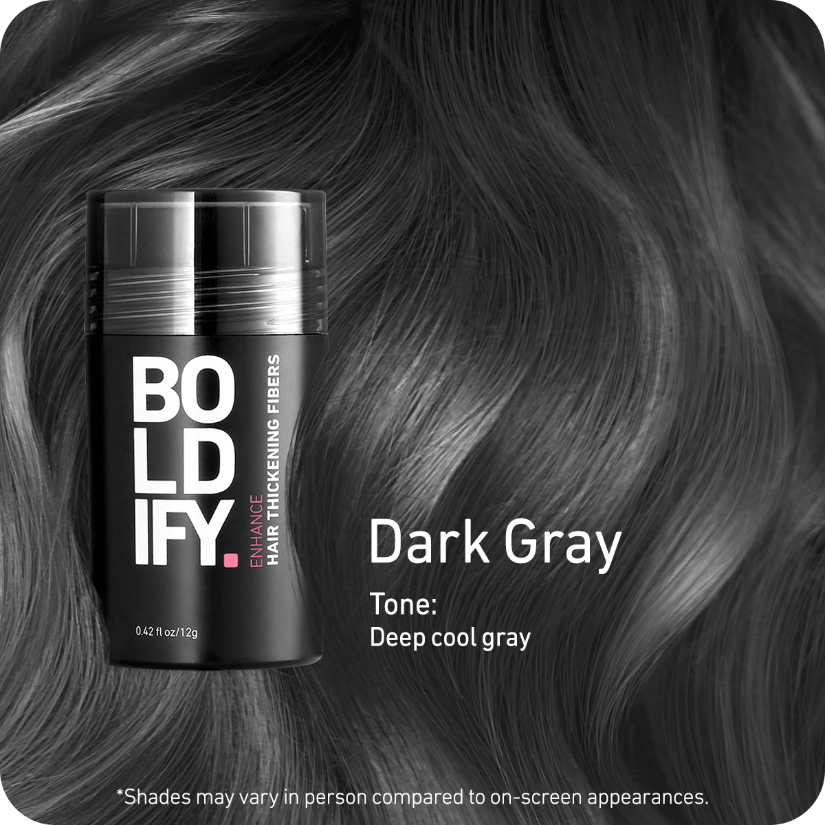 Hair Dark Gray