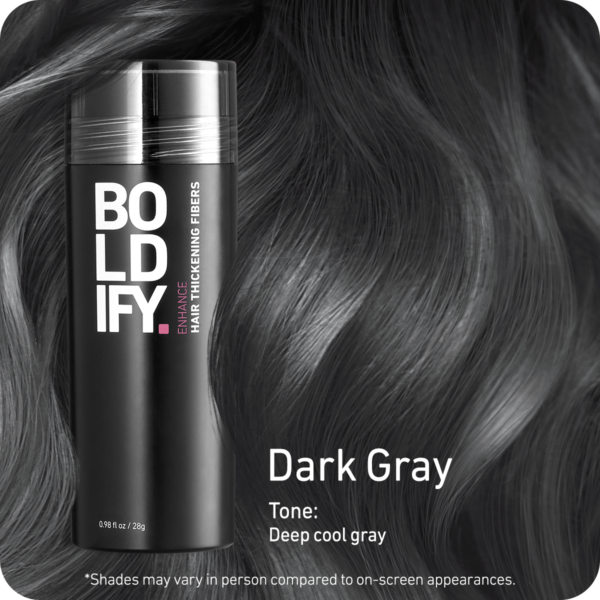 Hair Dark Gray