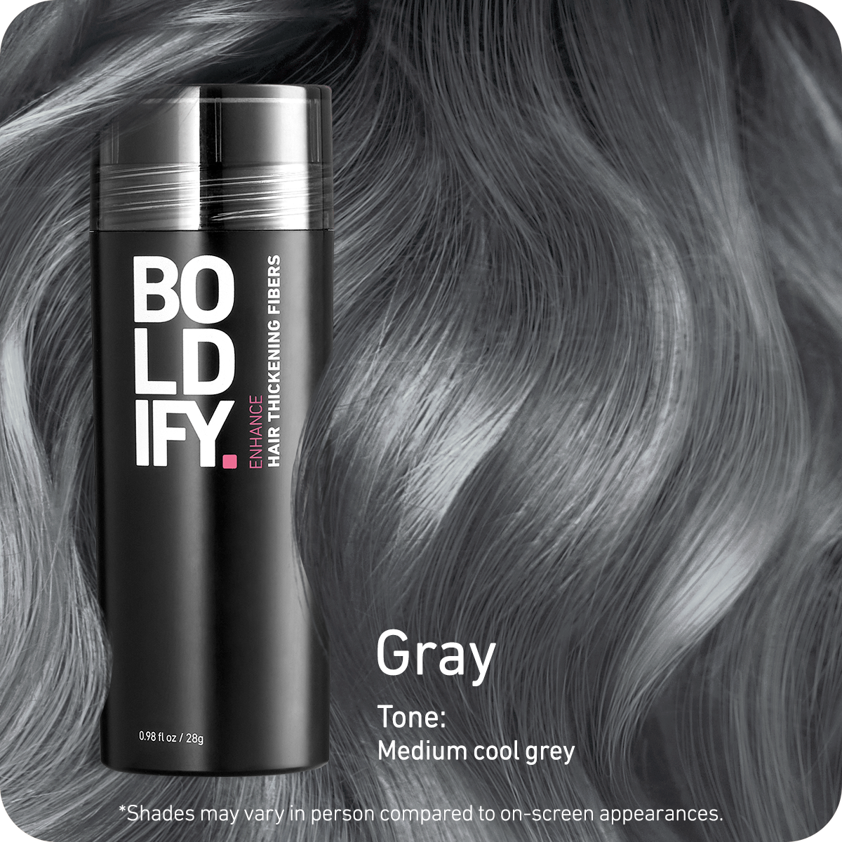 Hair Thickening Fibers Gray