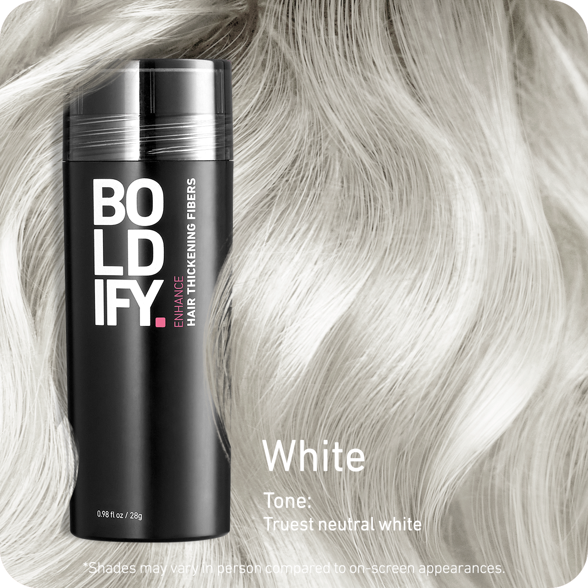 Hair Thickening Fibers White