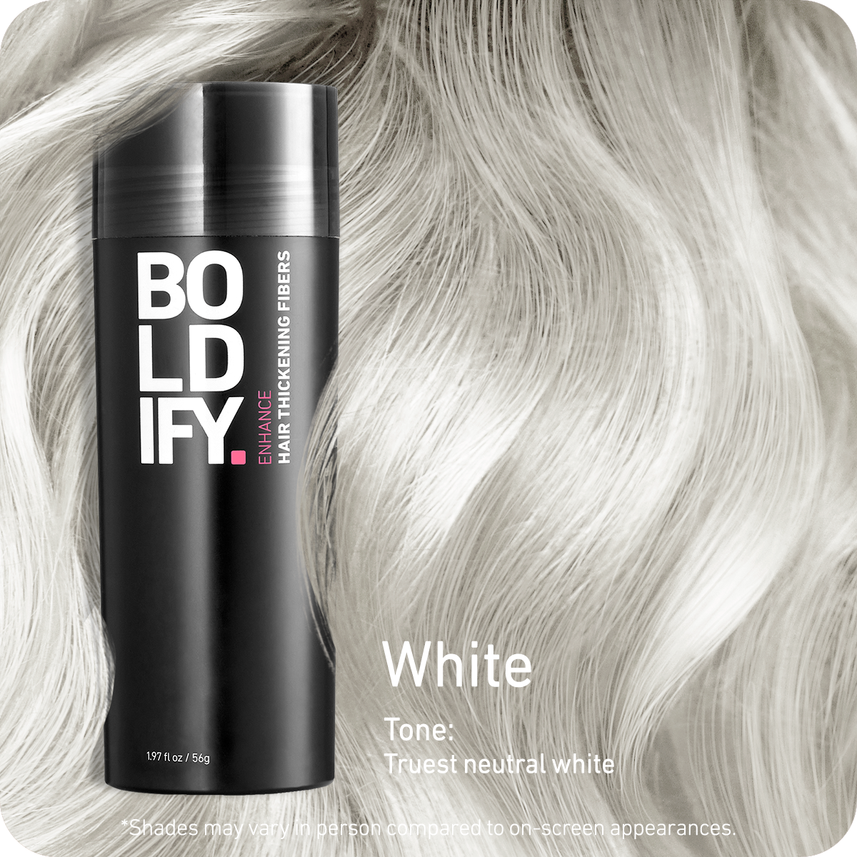 Hair Thickening Fibers White