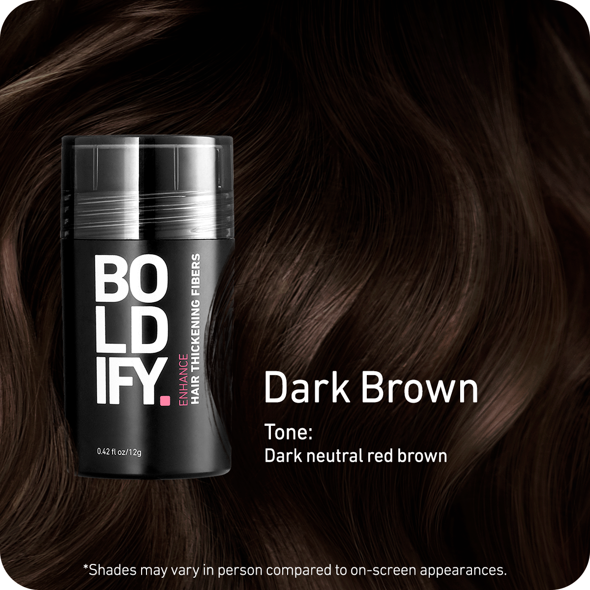 Hair Thickening Fibers Dark Brown