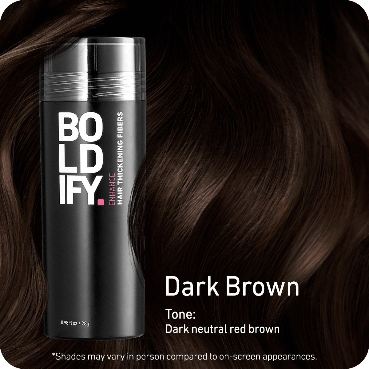 Hair Thickening Fibers Dark Brown