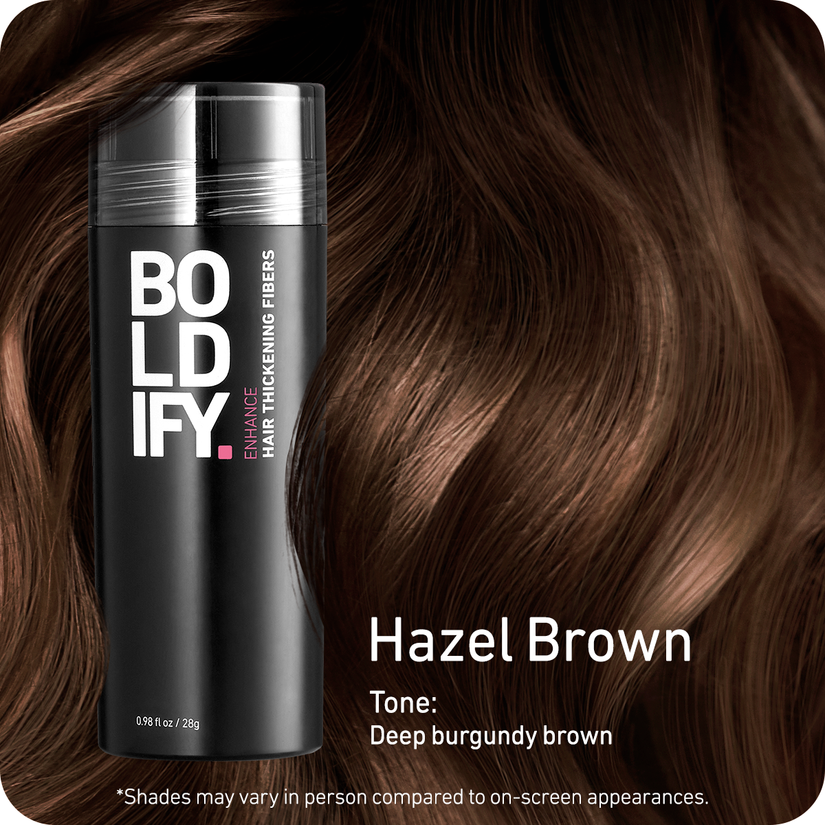 Hair Thickening Fibers Hazel Brown