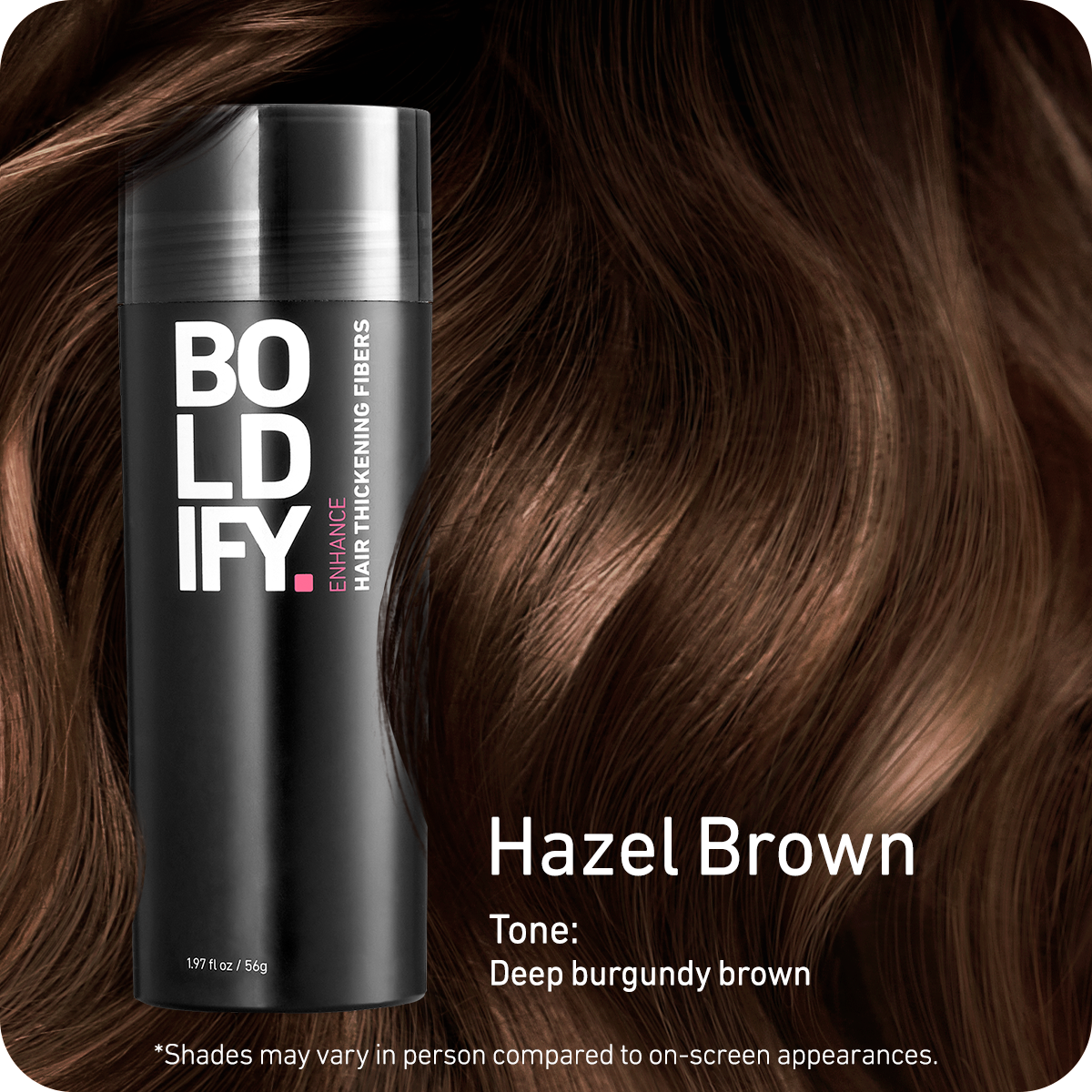 Hair Thickening Fibers Hazel Brown