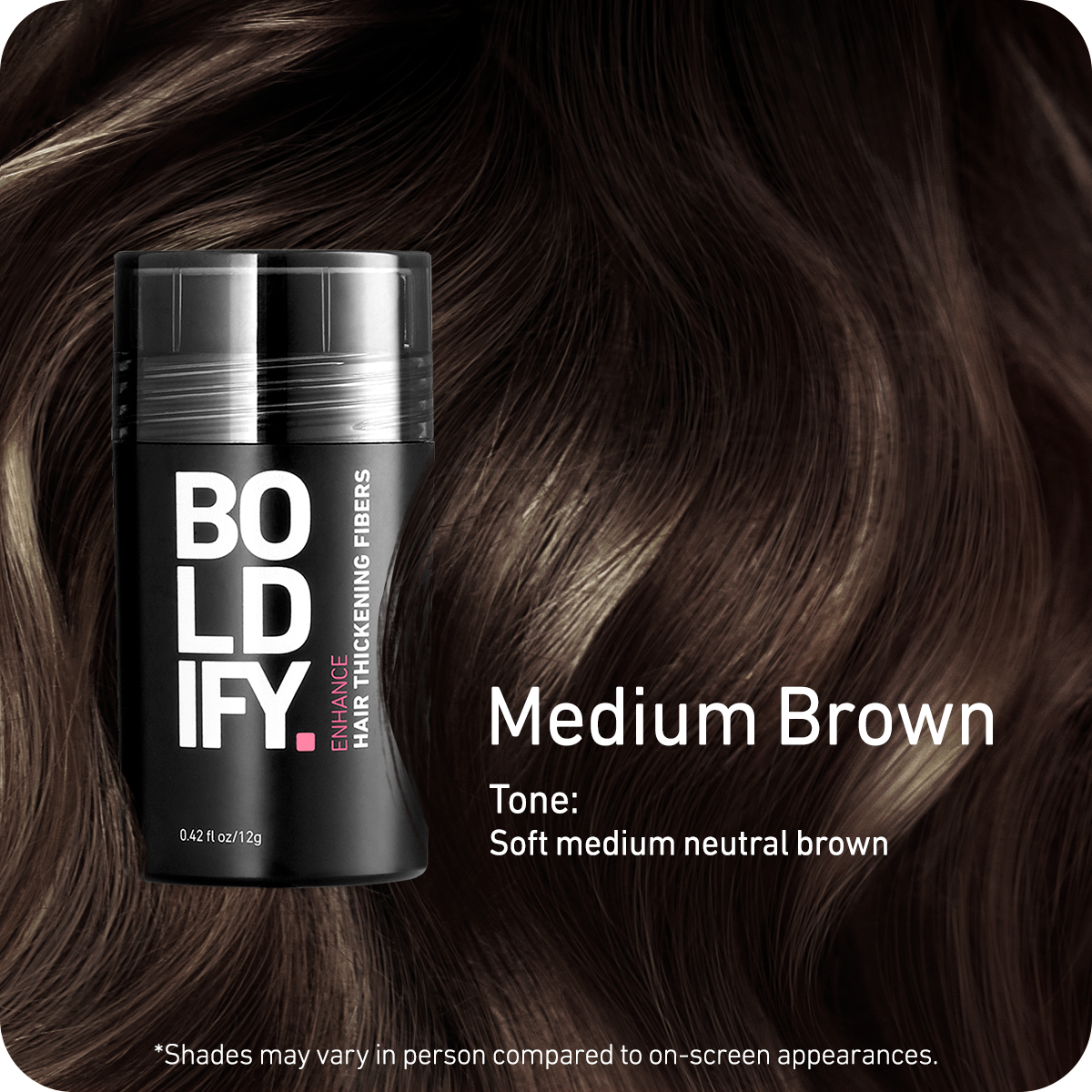 Hair Thickening Fibers Medium Brown