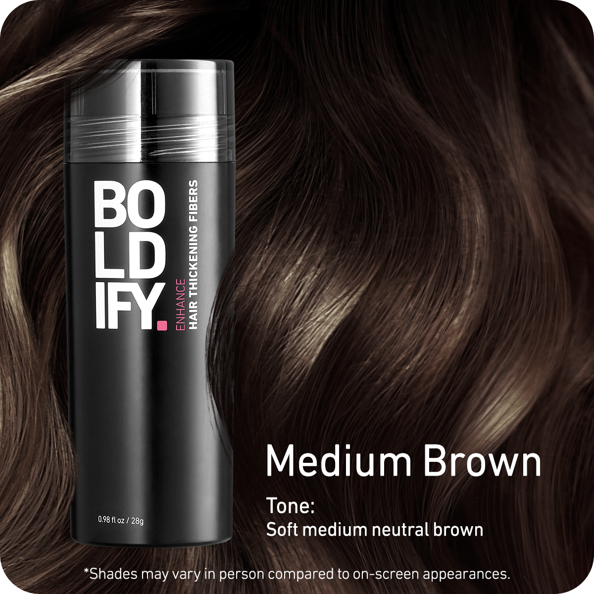 Hair Thickening Fibers Medium Brown