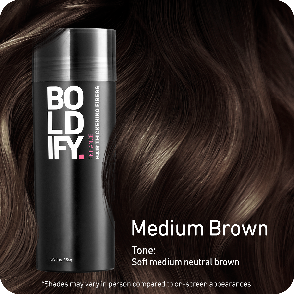Hair Thickening Fibers Medium Brown