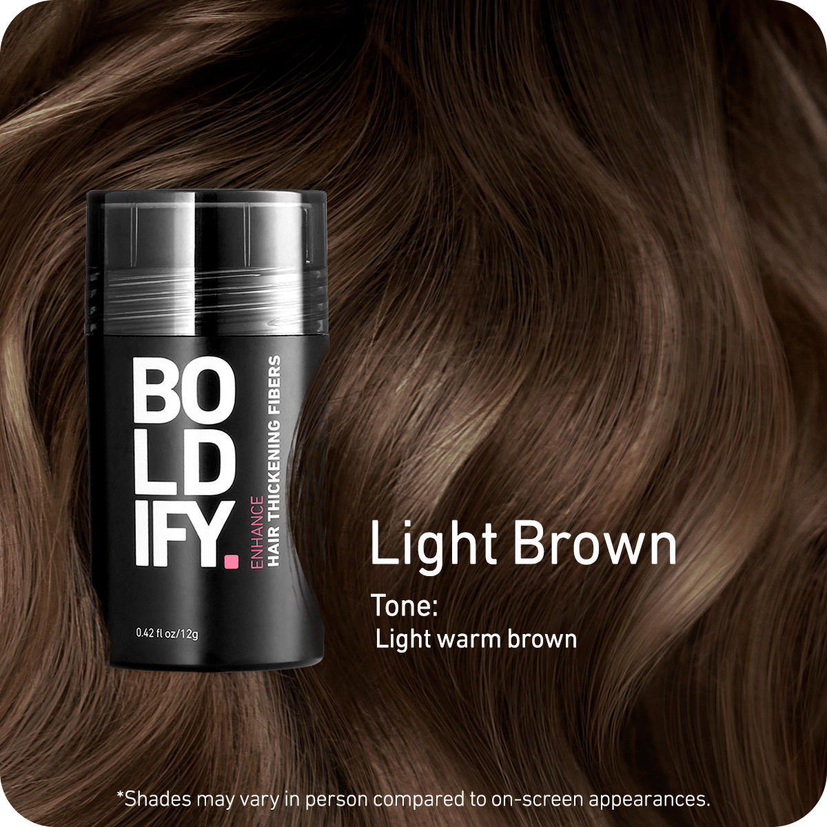 Hair Thickening Fibers Light Brown
