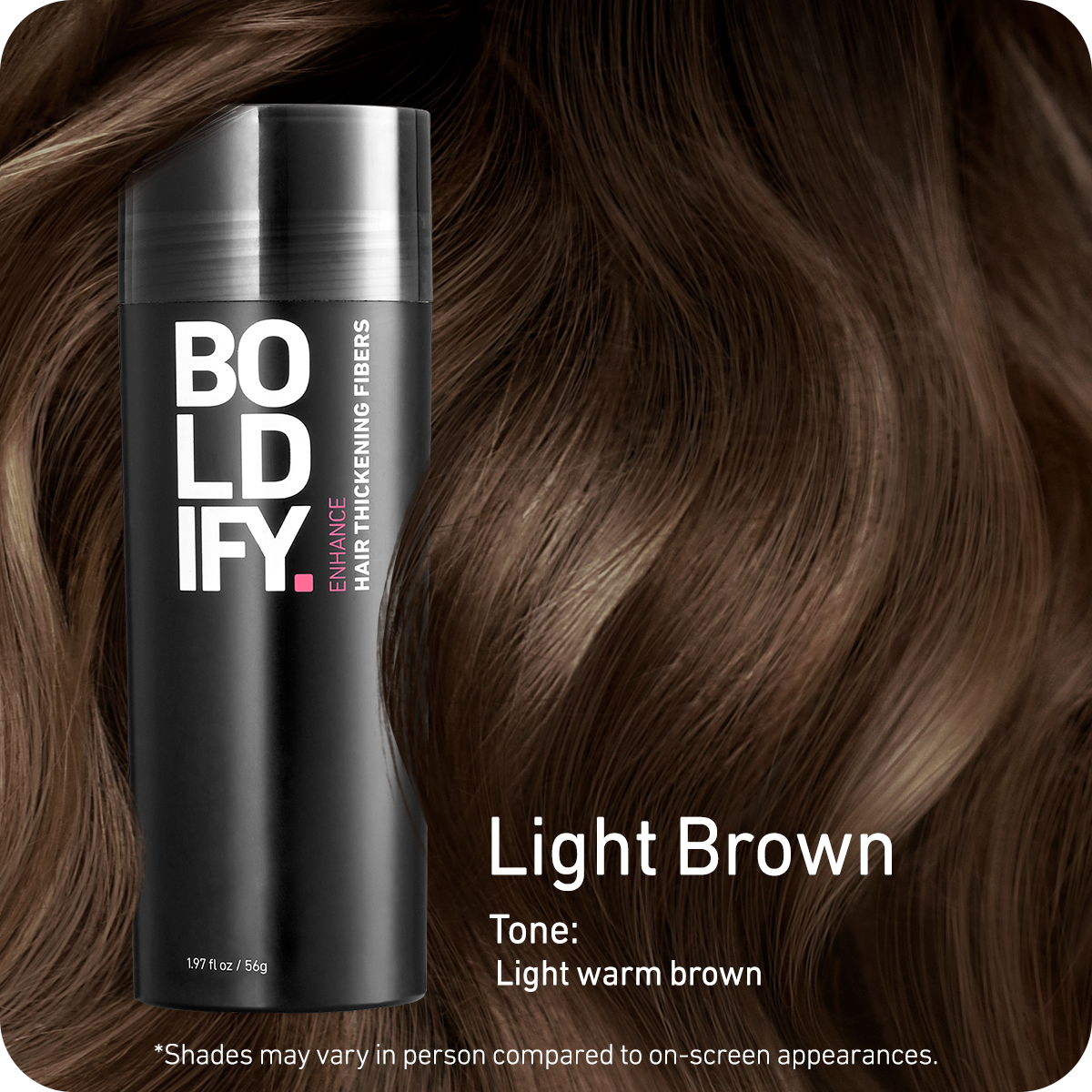 Hair Thickening Fibers Light Brown