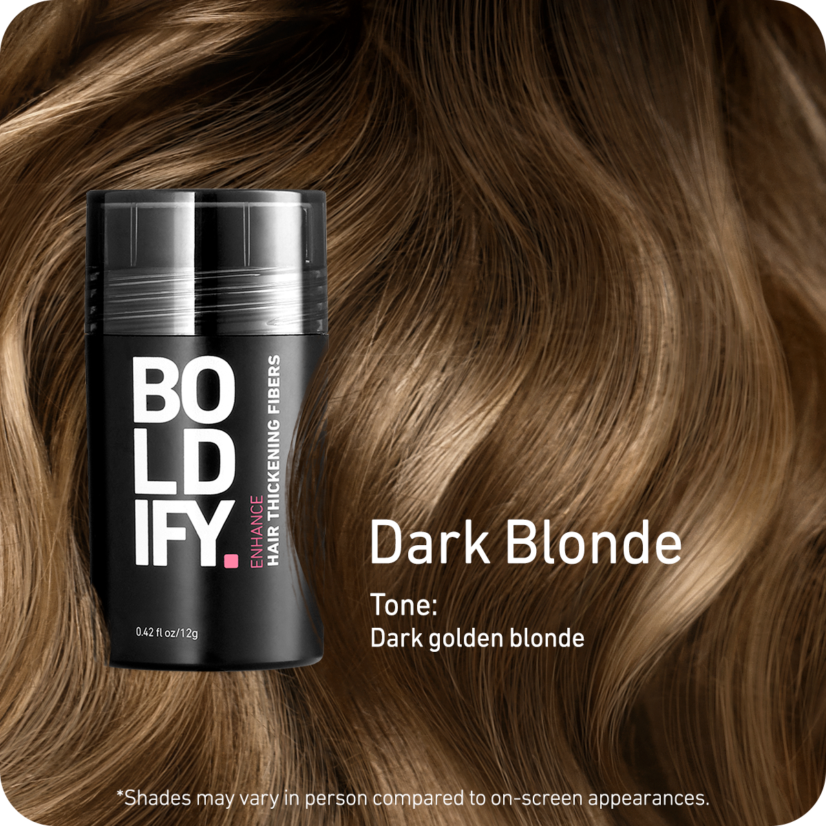 Hair Thickening Fibers Dark Blonde