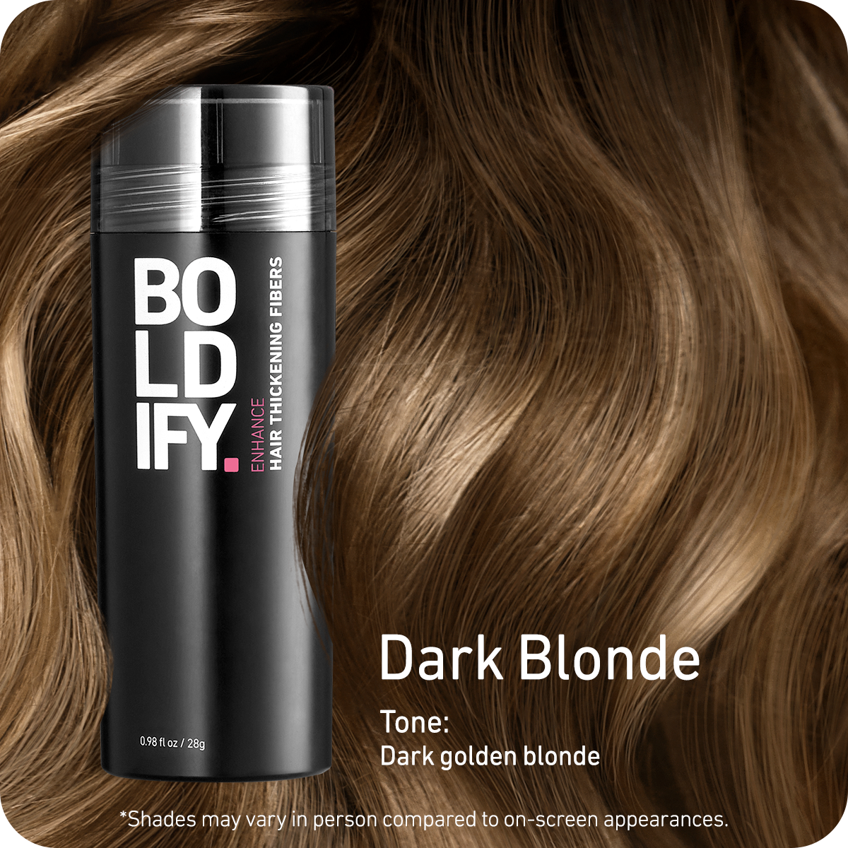 Hair Thickening Fibers Dark Blonde