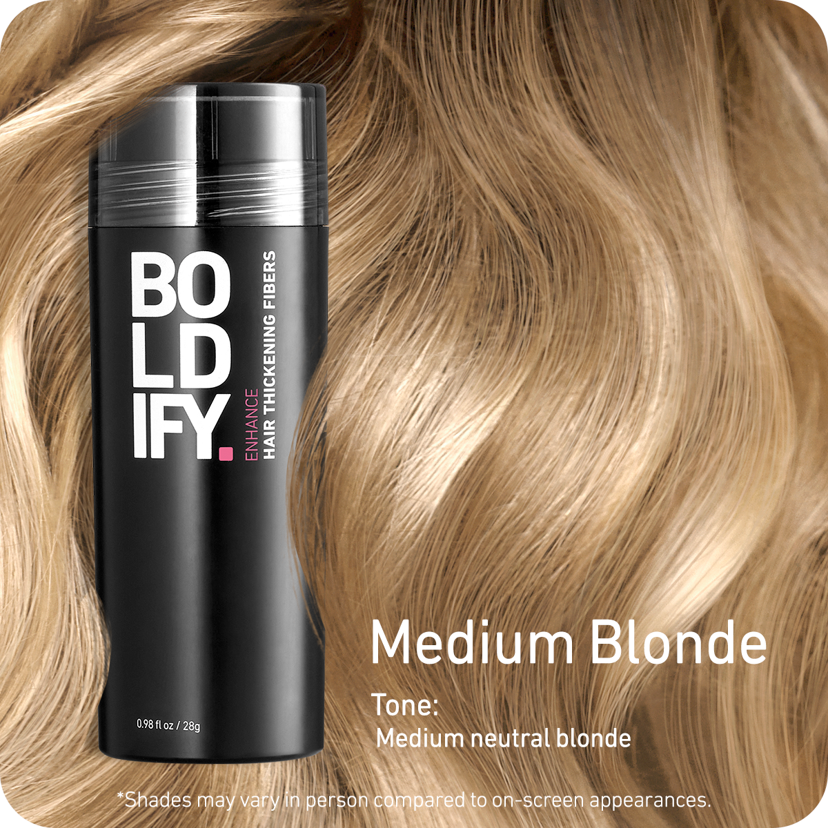 Hair Thickening Fibers Medium Blonde