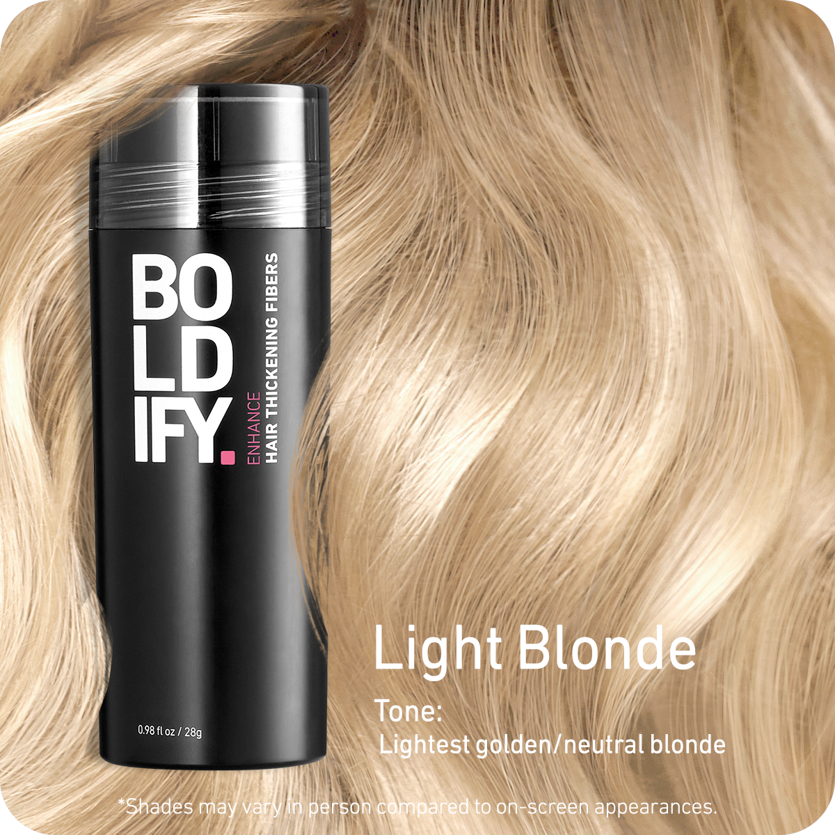 Hair Thickening Fibers Light Blonde
