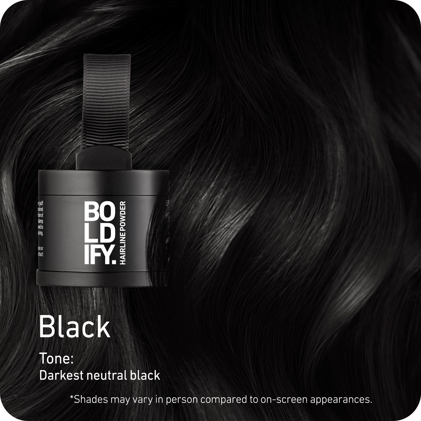 Hair line Powder Black