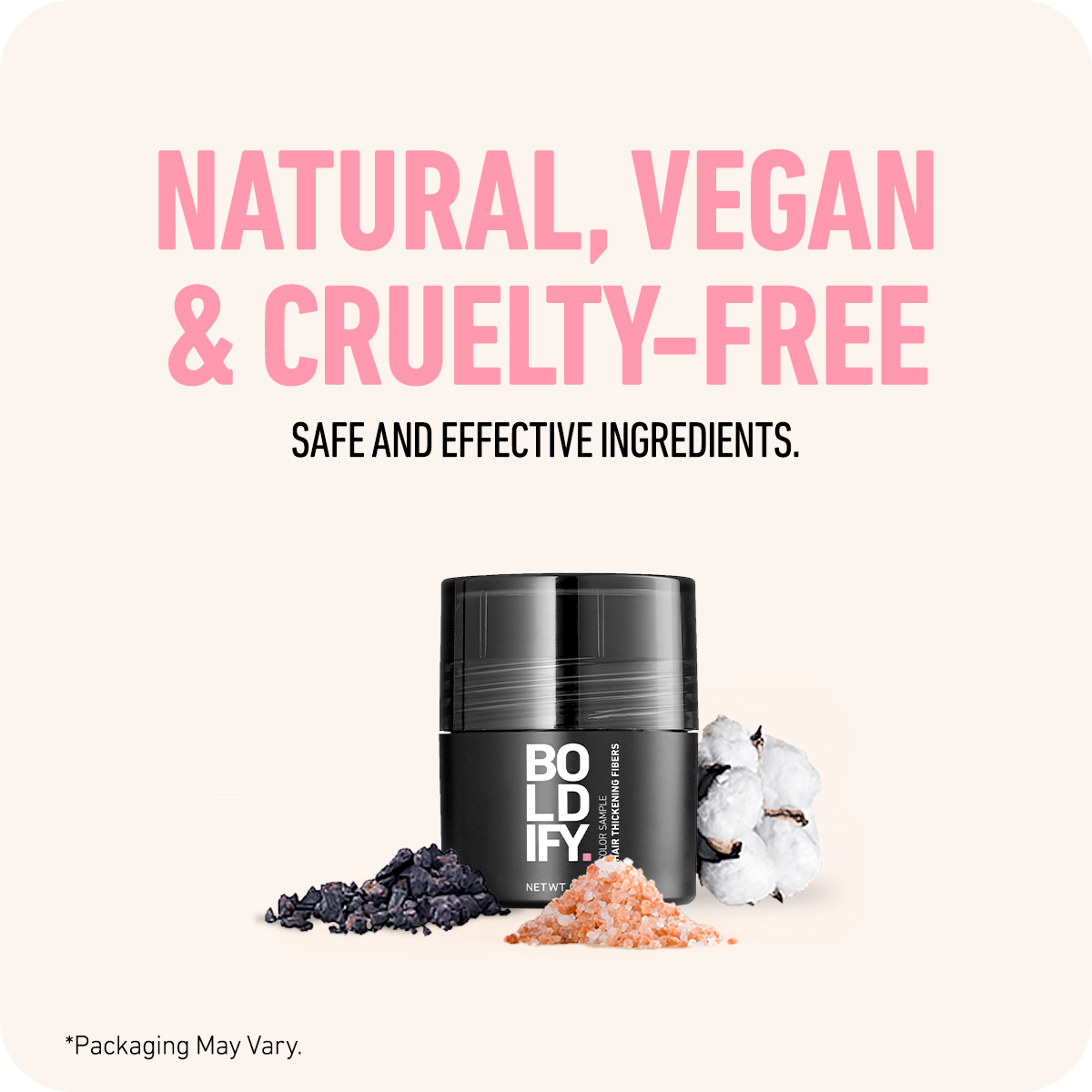 Safe and effective Ingredients