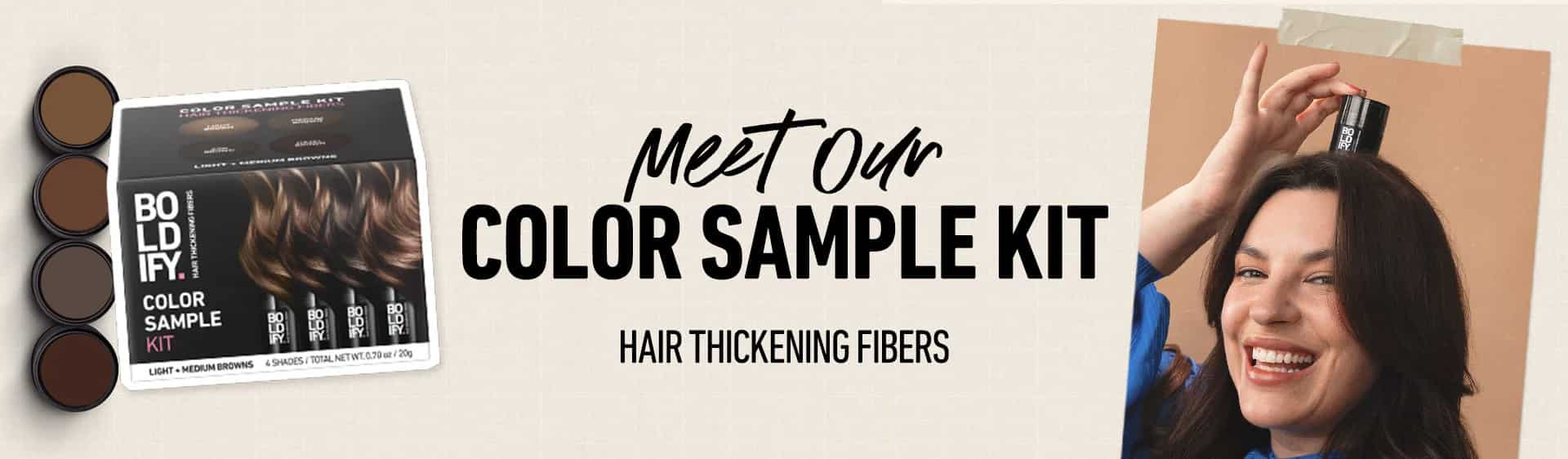 BOLDIFY Website Banner Color sample Kit