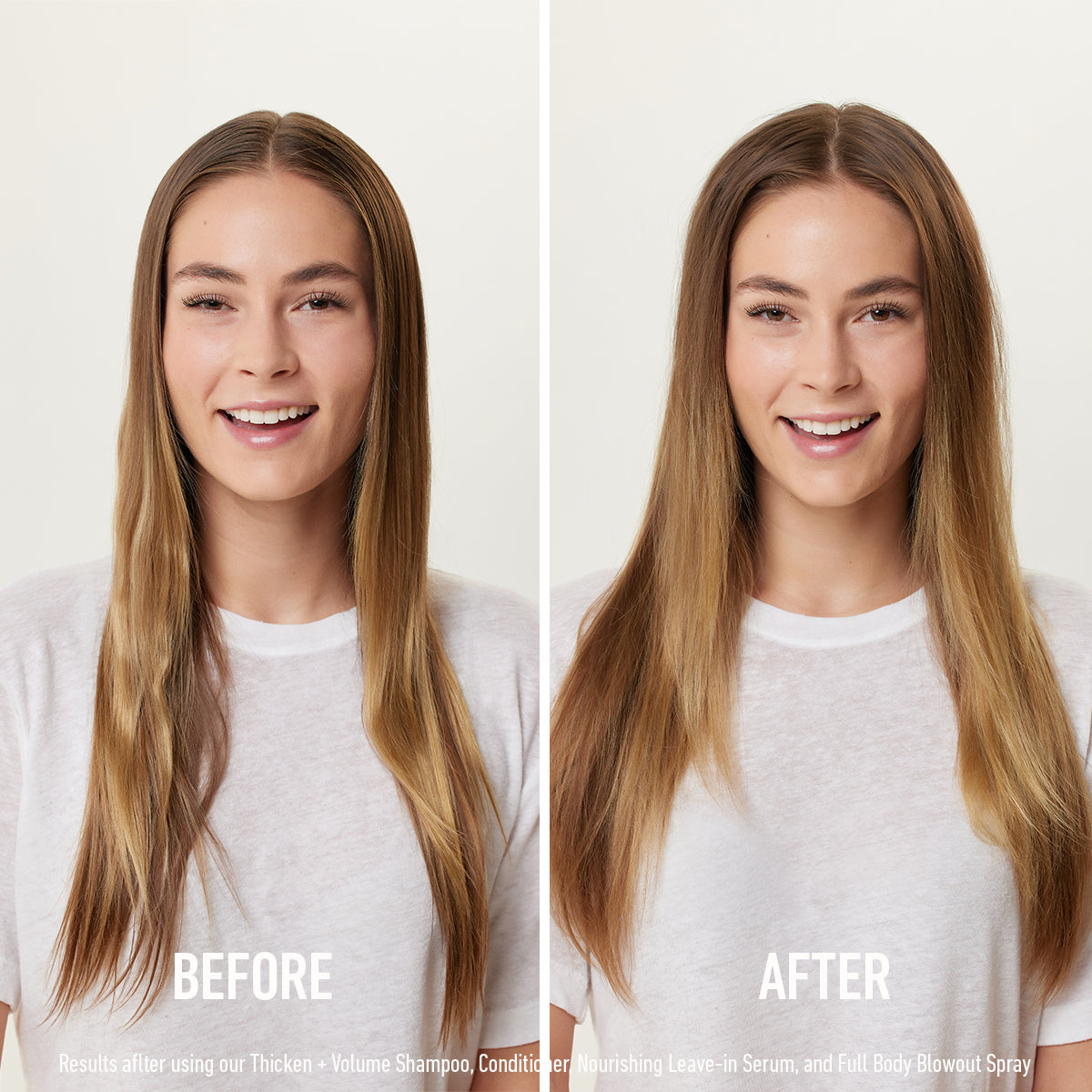 full body blowout spray Before & After