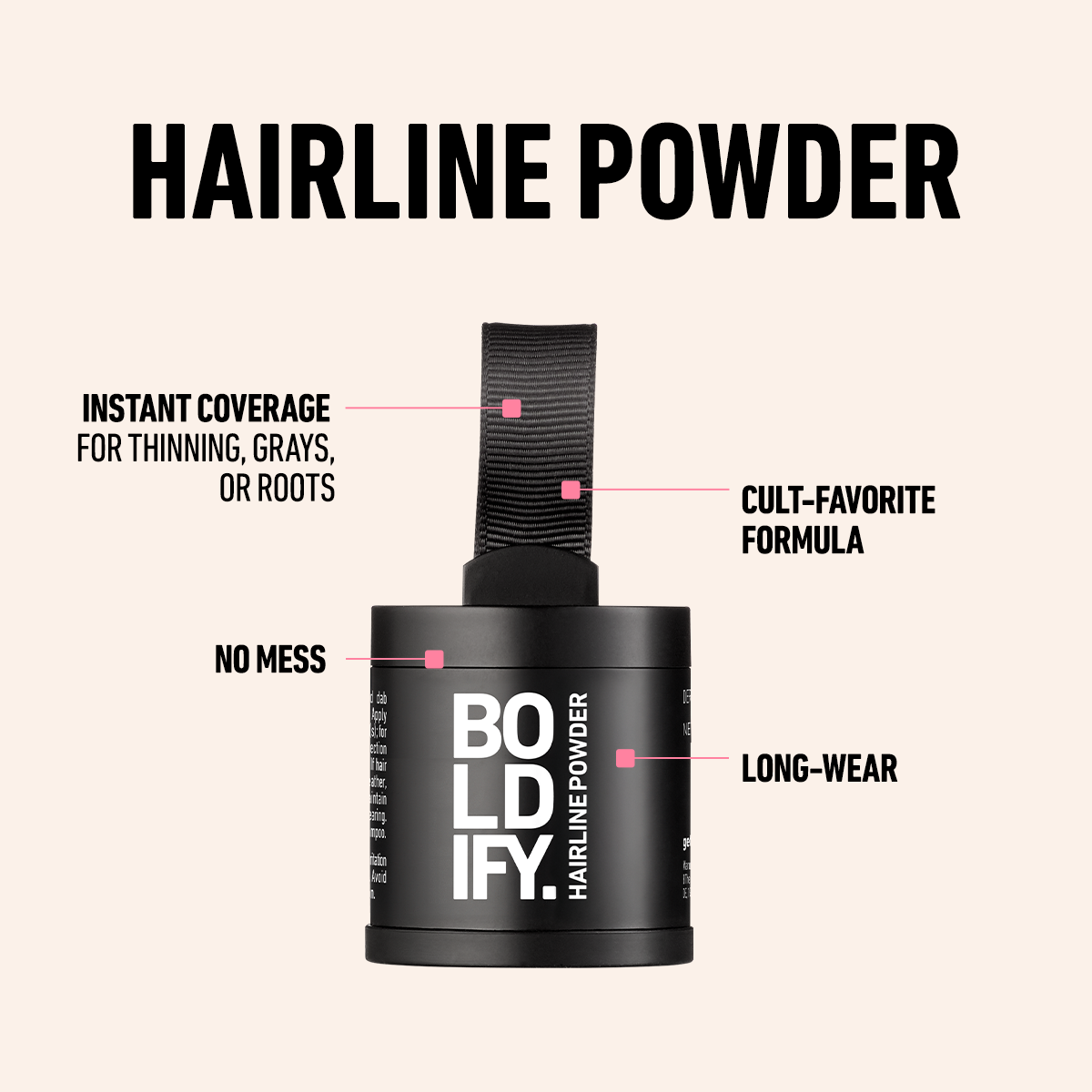 Hairline Powder Starter Kit - Your All-In-One Kit for Flawless Roots, a Fuller Hairline, and Instant Confidence