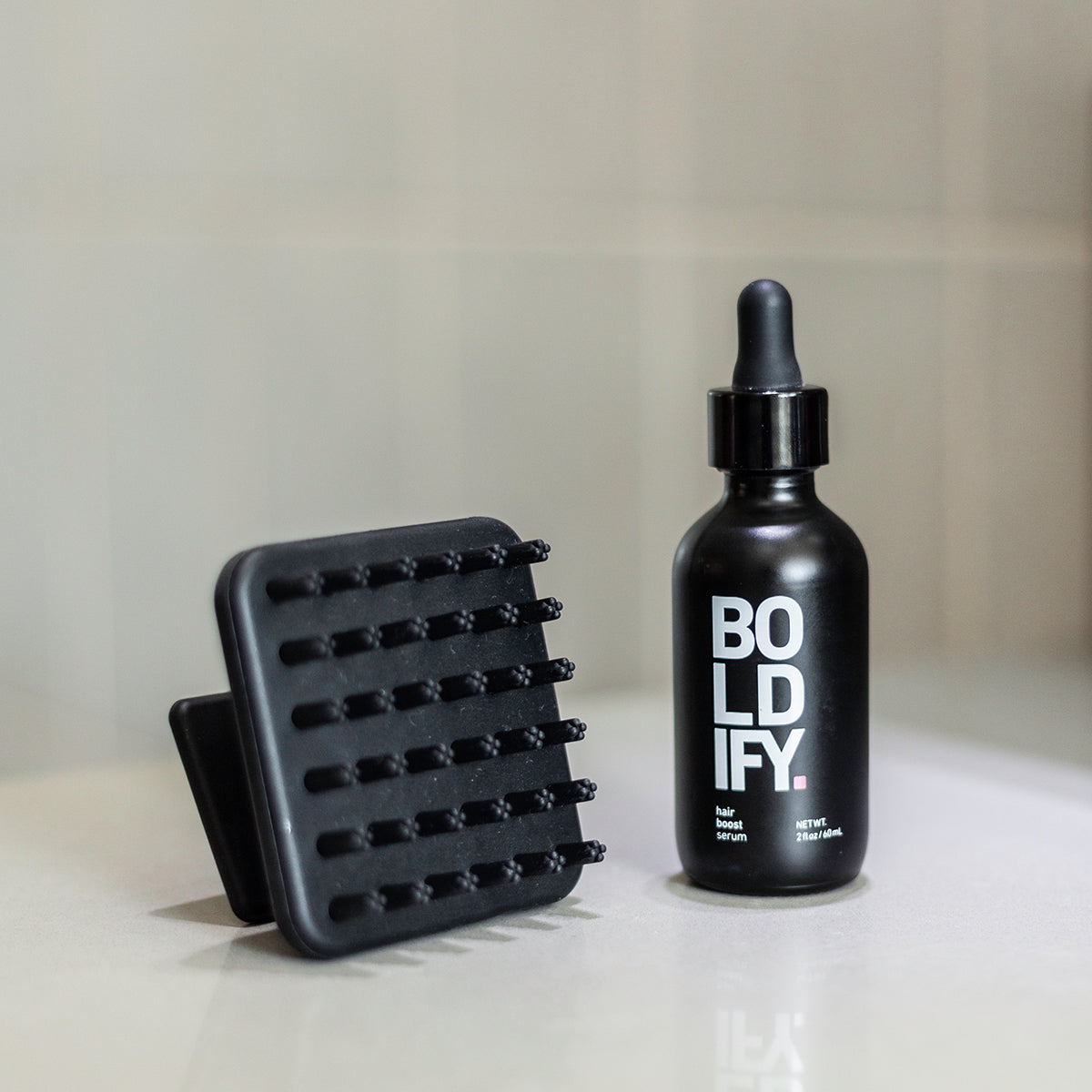 Boldify Hair Boost Serum with Scalp Brush