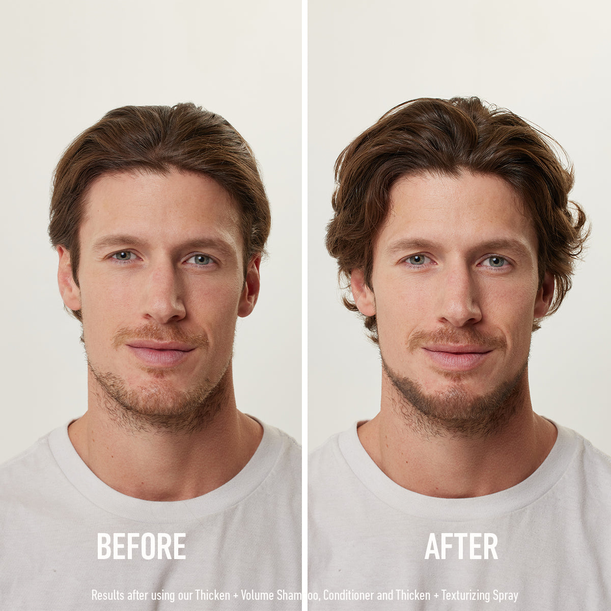 thicken texturizing spray Before & After