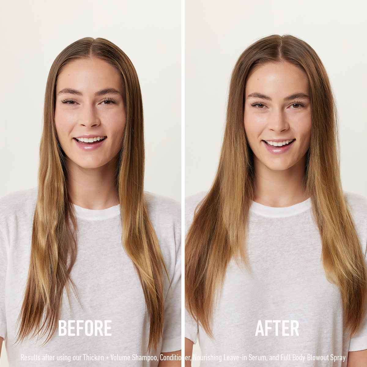 thicken volume shampoo Before & After