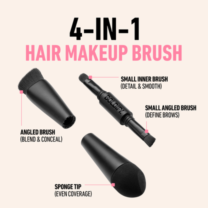 Hairline Powder Starter Kit - Your All-In-One Kit for Flawless Roots, a Fuller Hairline, and Instant Confidence